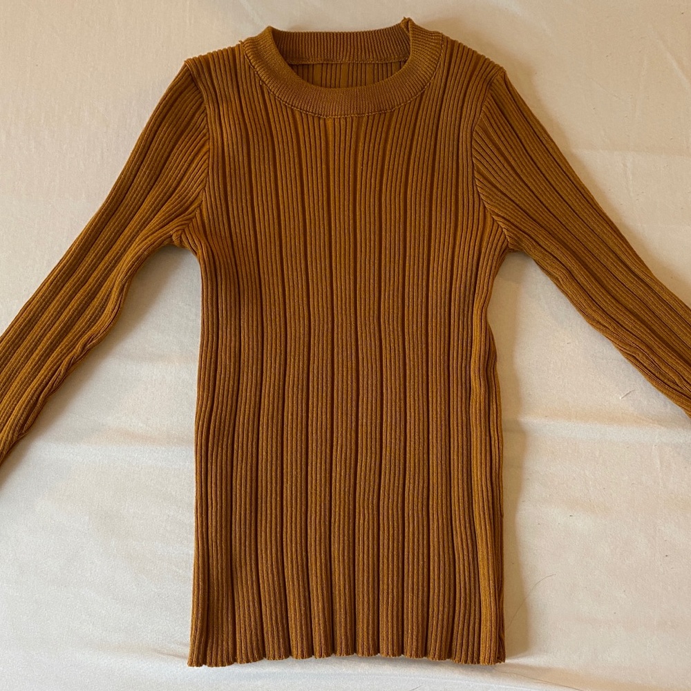 Orange Crew-Neck Sweatshirt 🍂🥮